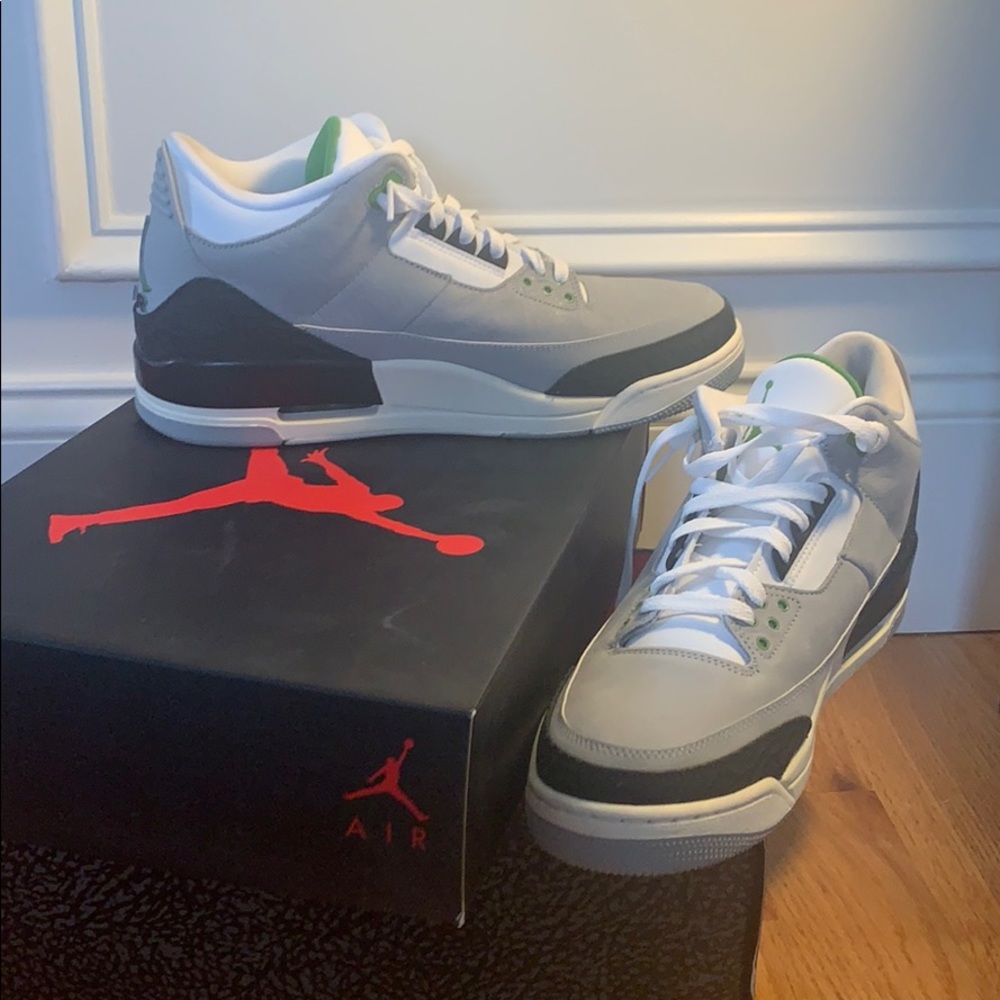 Jordan 3 Retro Chlorophyll Size 12
